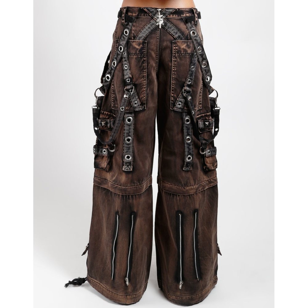 Tripp NYC - Power Wash Wide leg trousers - Brown